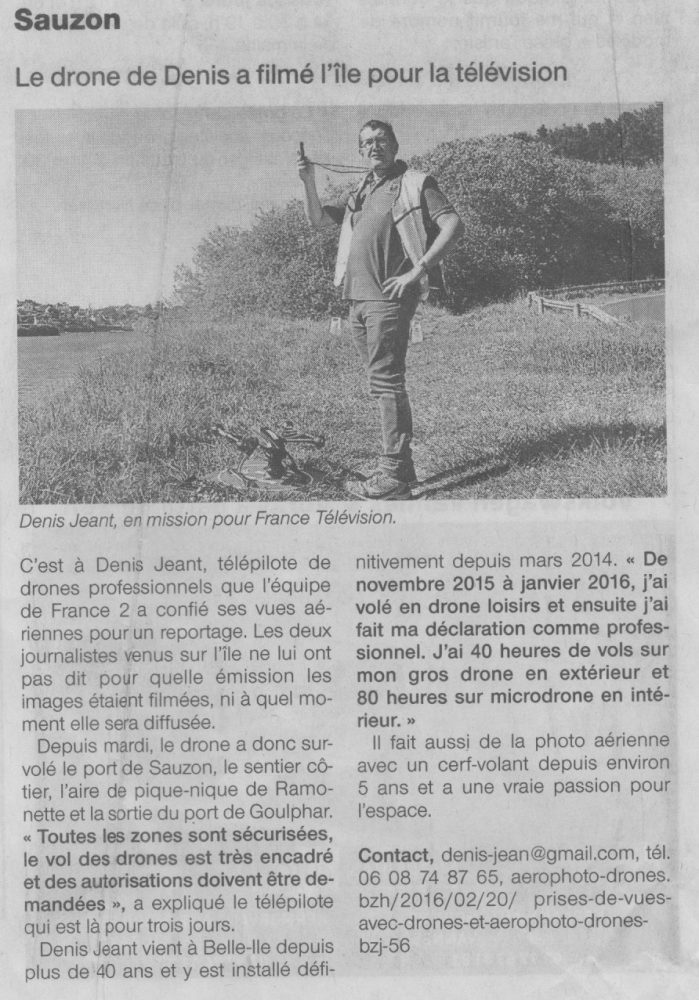 Page Ouest-France du 12 mai 2016