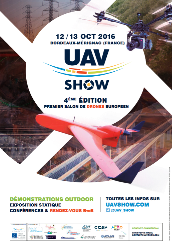 Affiche UAV drones 2016
