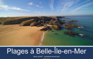 Couv. calendrier Plages à Belle-île-en-mer