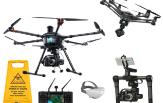 Nouvelle flotte de drones et matériel de prise de vues