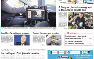 Une Ouest-France du 21 février 2017