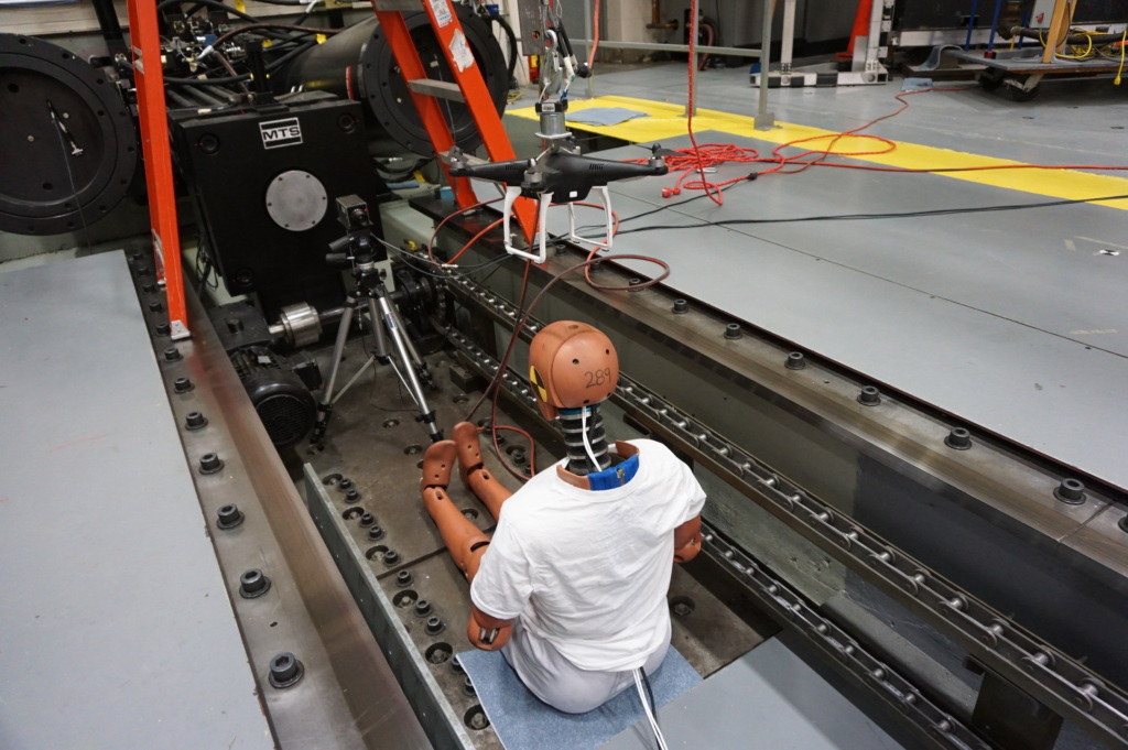 Crash test drone
