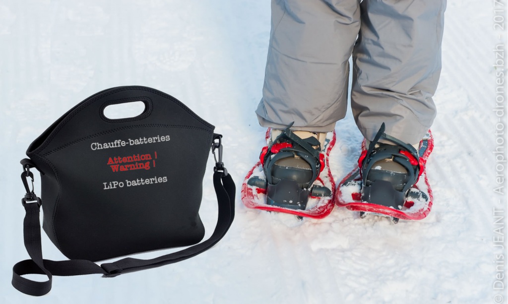 sac chauffe-batteries pour drones