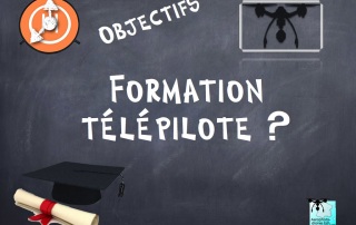 tableau noir et formations drones