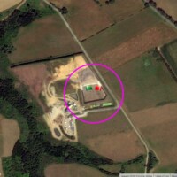 Vue satellite de la déchèterie de chubiguer à Belle-île-en-mer (56) - Google Map