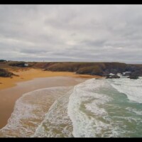Plage de donnant, l’hiver, à Belle-île-en-mer, dans le Morbihan (56) Plage de donnant, l’hiver, à Belle-île-en-mer, dans le Morbihan (56)