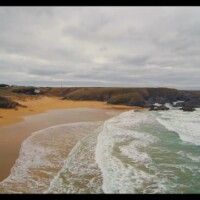 Plage de donnant, l’hiver, à Belle-île-en-mer, dans le Morbihan (56) Plage de donnant, l’hiver, à Belle-île-en-mer, dans le Morbihan (56)